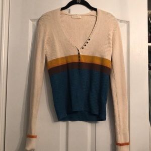 Color block sweater